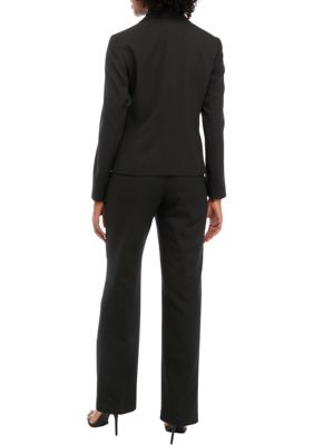 TONAL PINSTRIPE TWO BUTTON JACKET AND KATE PANT