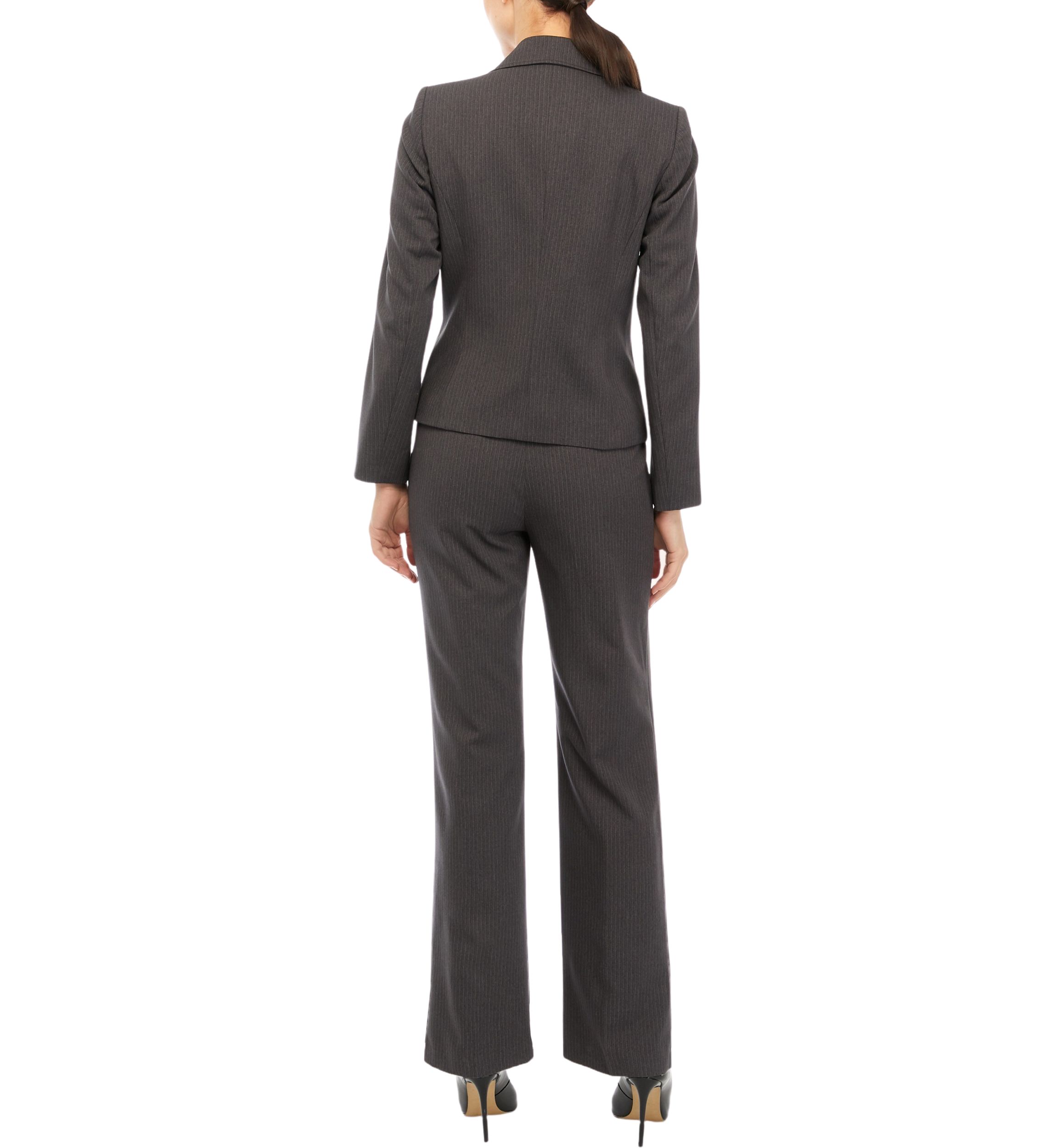 TONAL PINSTRIPE TWO BUTTON JACKET AND KATE PANT