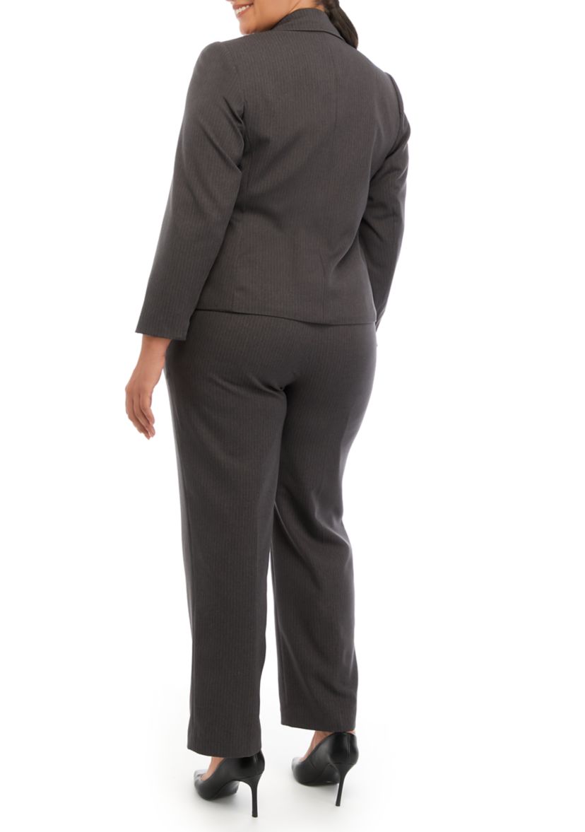 TONAL PINSTRIPE TWO BUTTON JACKET AND KATE PANT