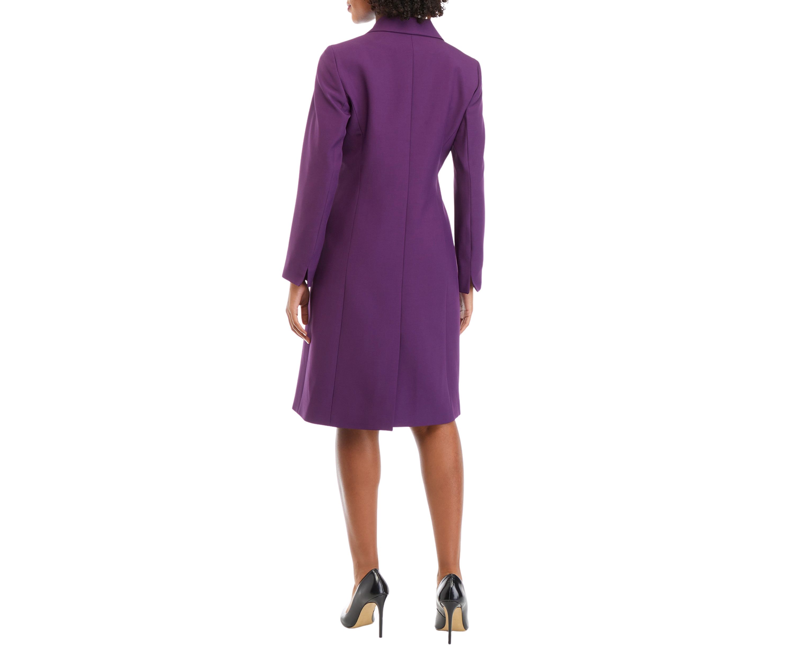 CREPE LONG COAT & SHEATH DRESS