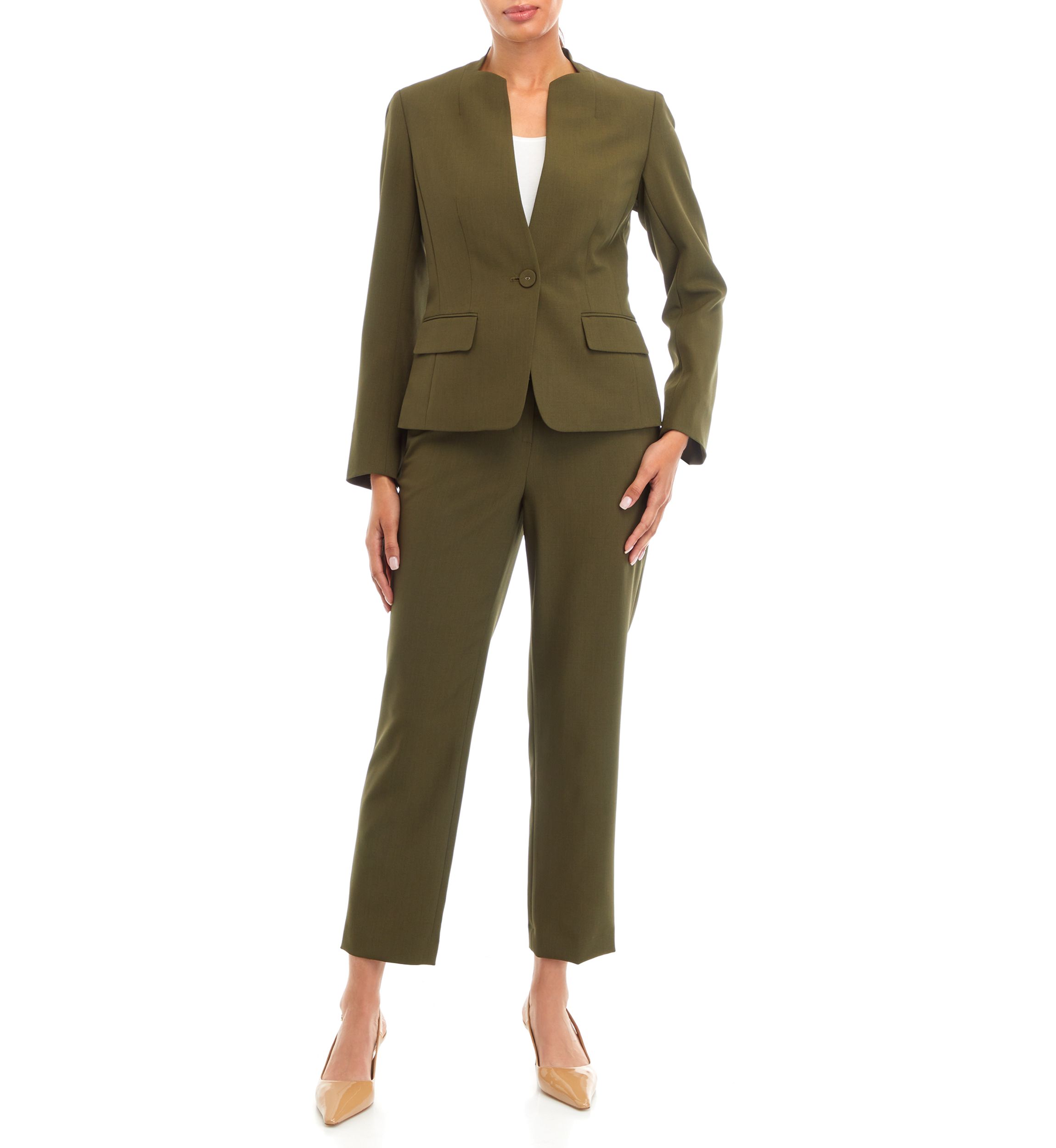 1 BTN JKT AND UNLINED ELASTIC BACK PANT