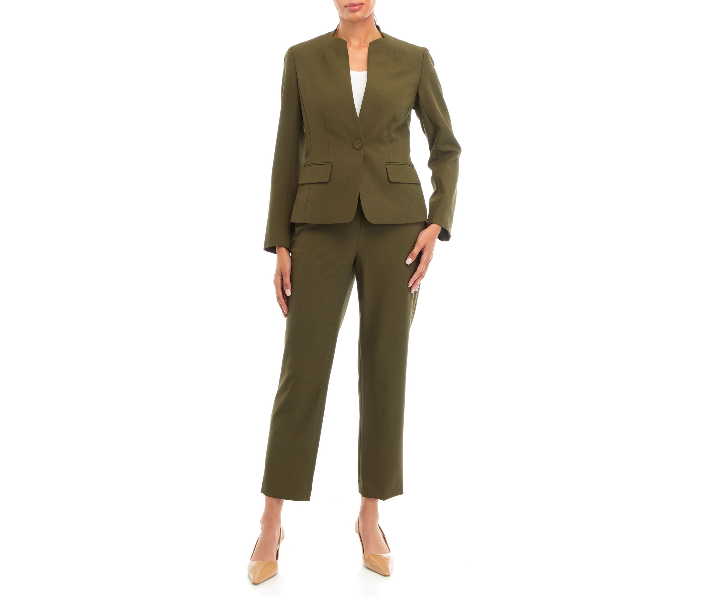 1 BTN JKT AND UNLINED ELASTIC BACK PANT