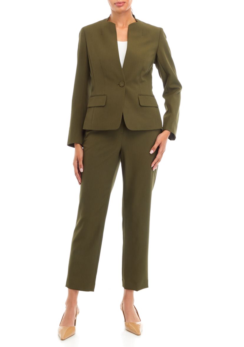 1 BTN JKT AND UNLINED ELASTIC BACK PANT