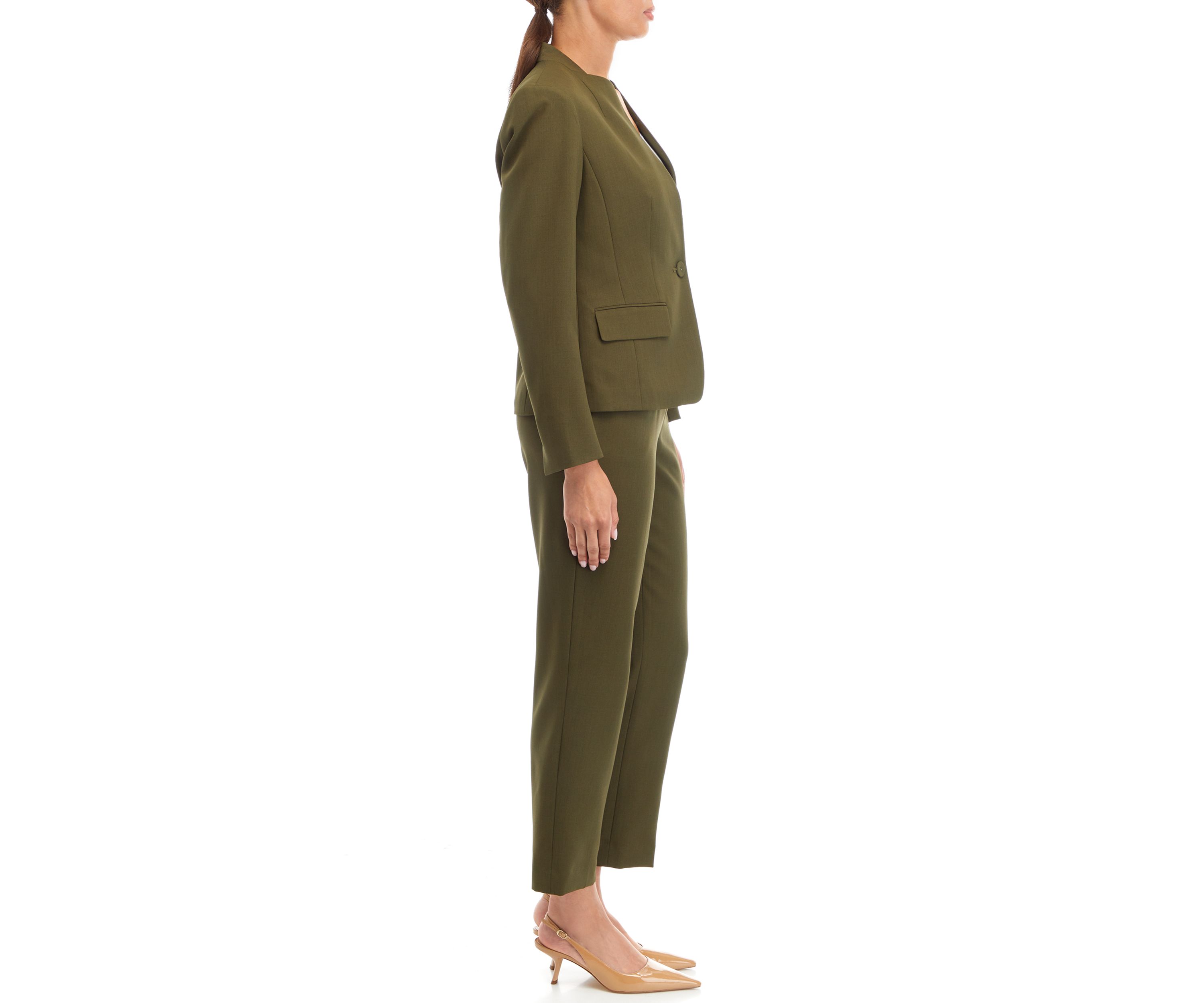 1 BTN JKT AND UNLINED ELASTIC BACK PANT