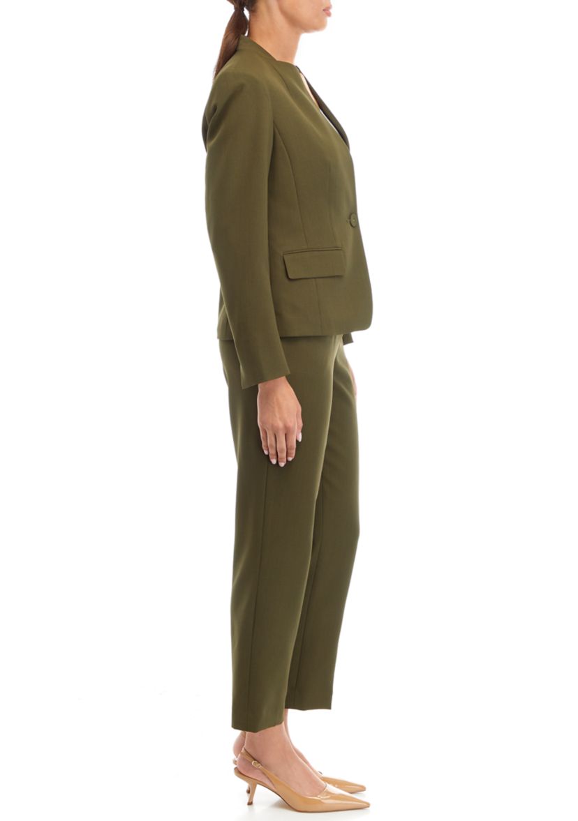1 BTN JKT AND UNLINED ELASTIC BACK PANT