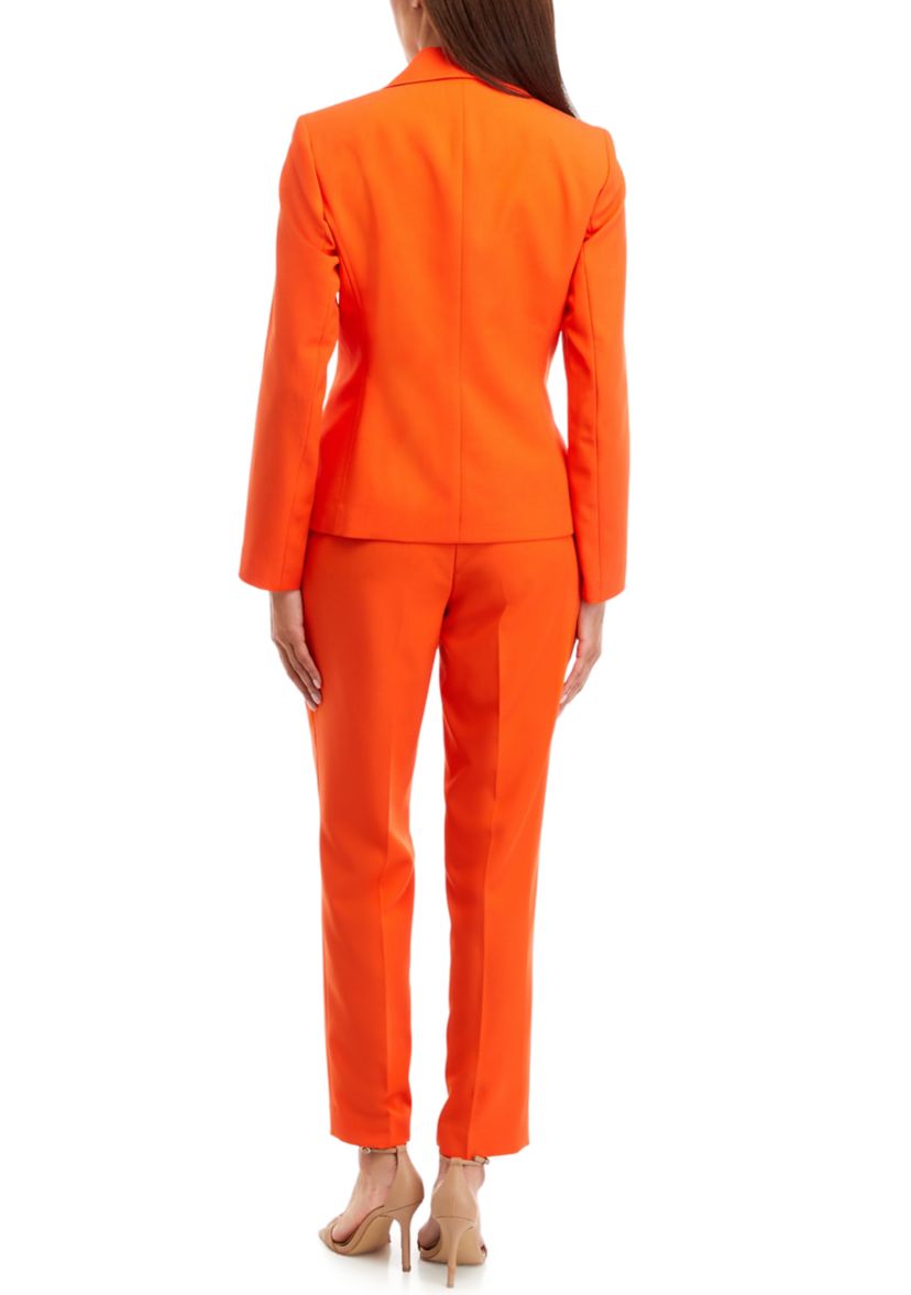 1-BUTTON JACKET WITH LONG SLEEVES AND TROUSER PANTS