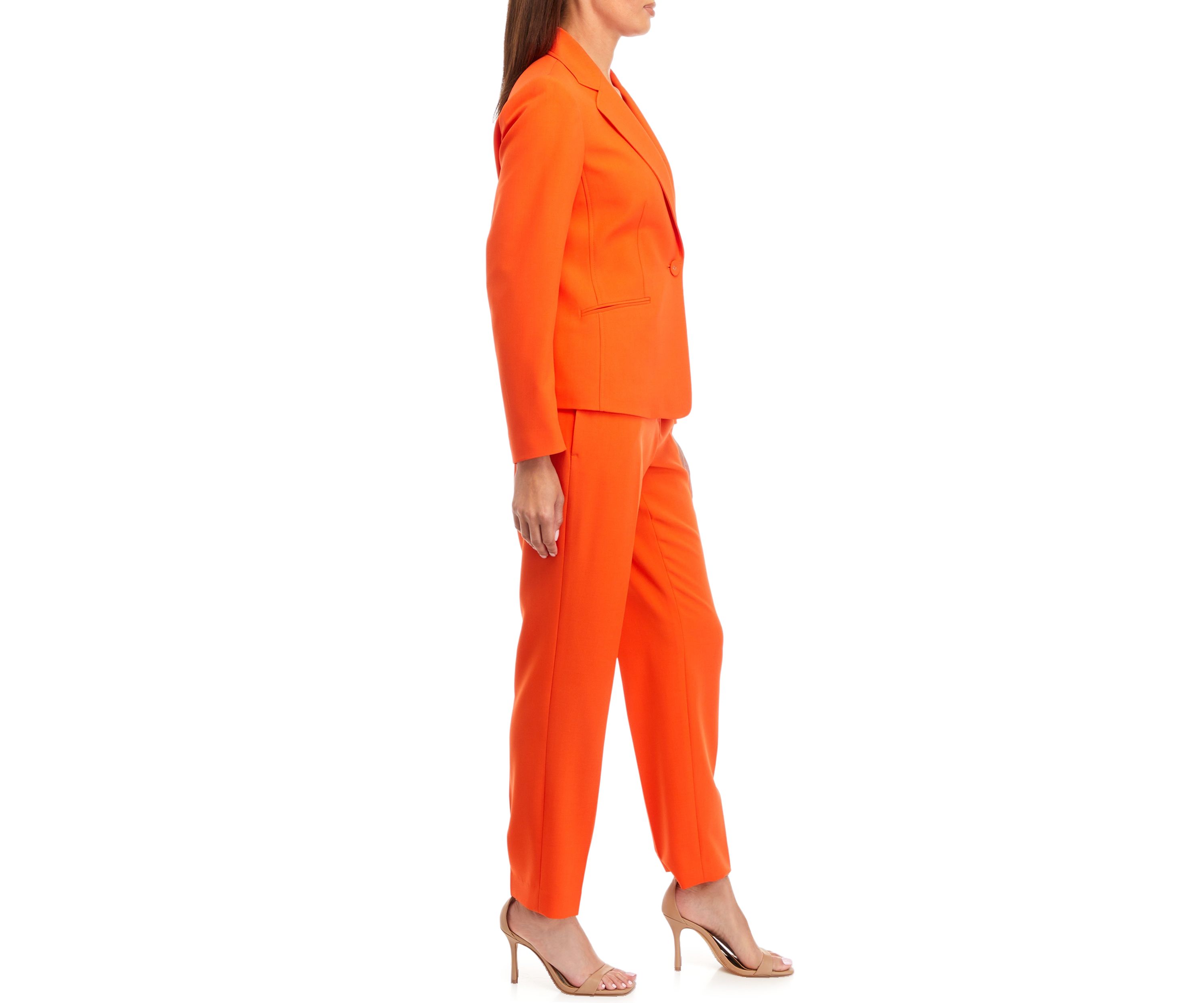 1-BUTTON JACKET WITH LONG SLEEVES AND TROUSER PANTS