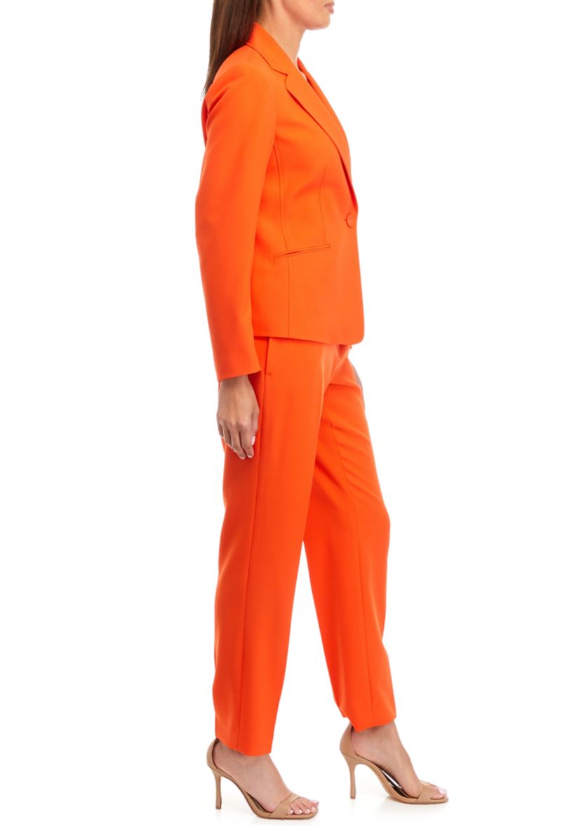 1-BUTTON JACKET WITH LONG SLEEVES AND TROUSER PANTS