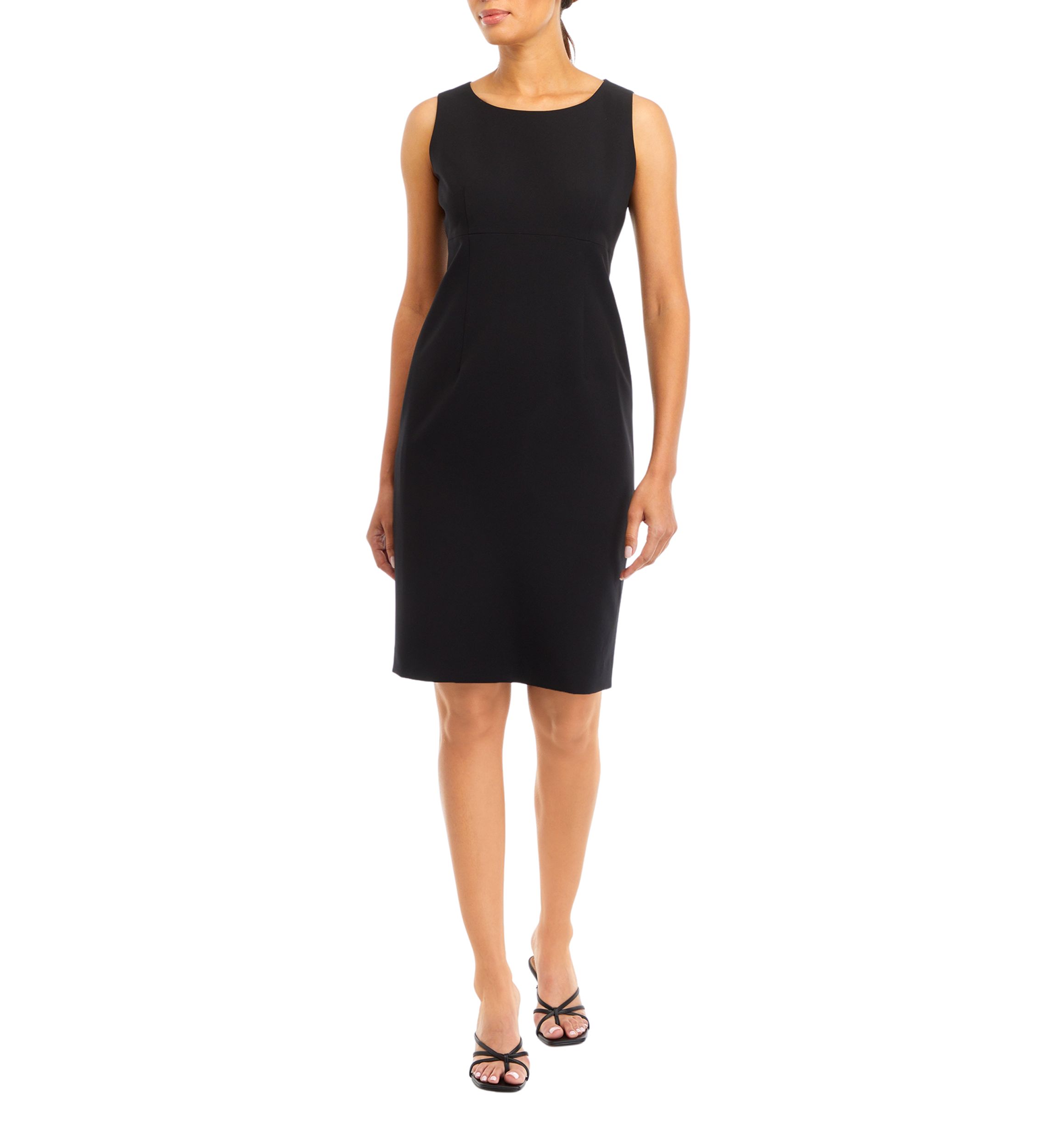 CROPPED SLEEVE JACKET AND EMPIRE SEAMED DRESS