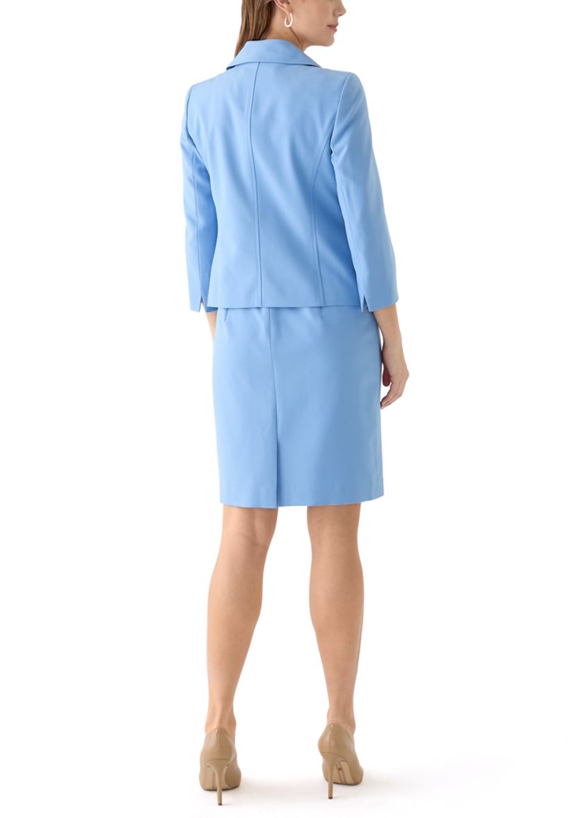 4 BTTN BOXY JACKET W/3Q SLV