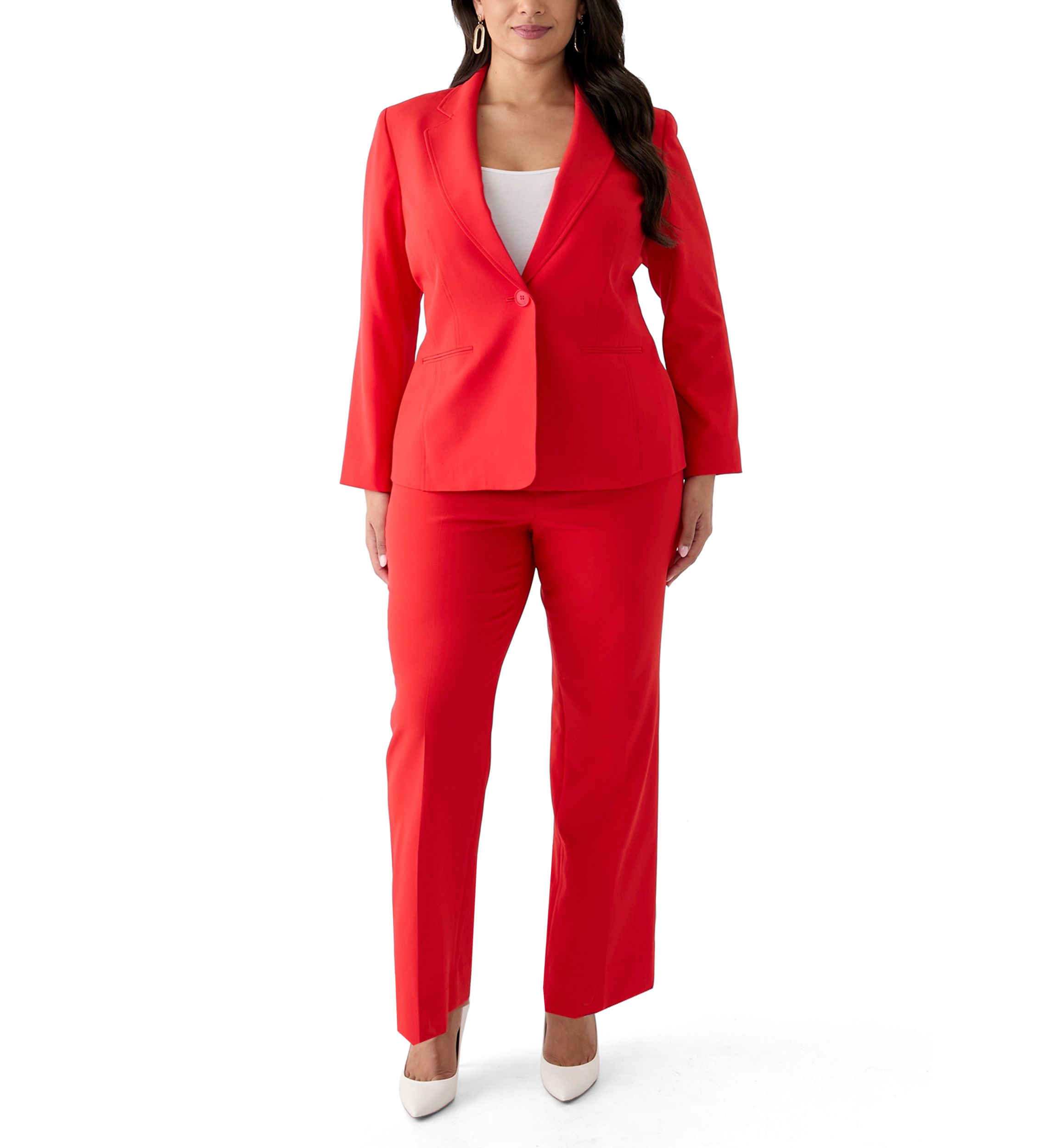 One-Button Pant Suit