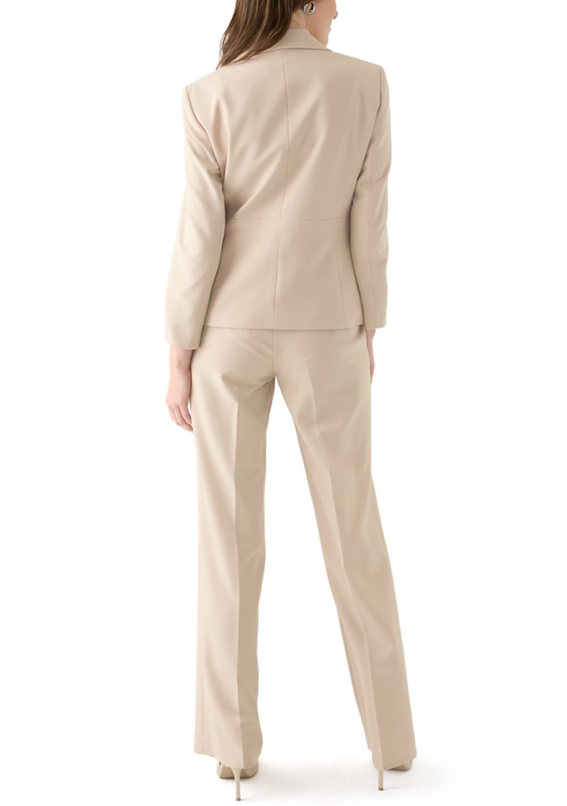 Two-Button Jacket & Extended Tab Waist Pant Suit
