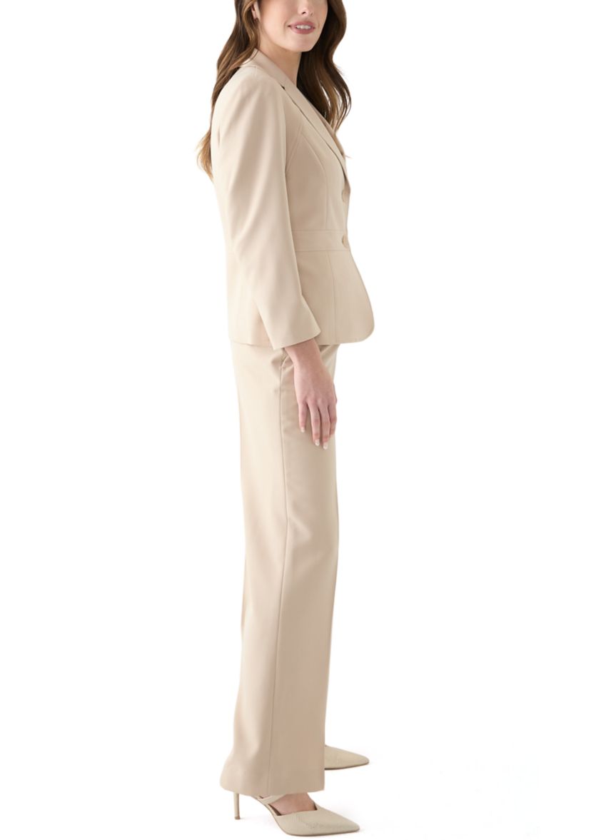 Two-Button Jacket & Extended Tab Waist Pant Suit