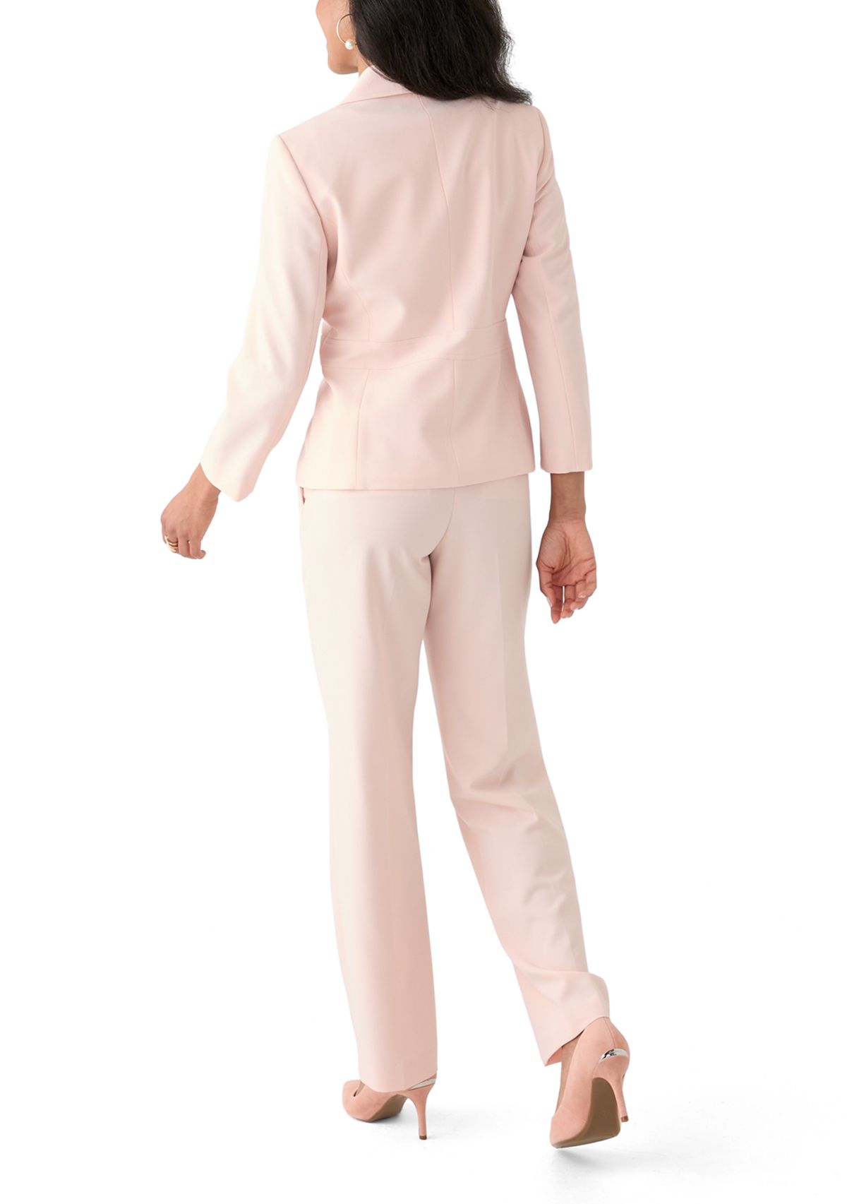 Two-Button Jacket & Extended Tab Waist Pant Suit