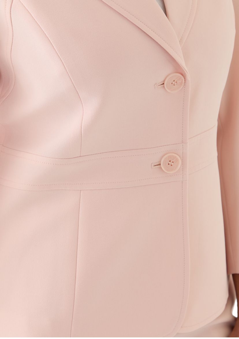 Two-Button Jacket & Extended Tab Waist Pant Suit