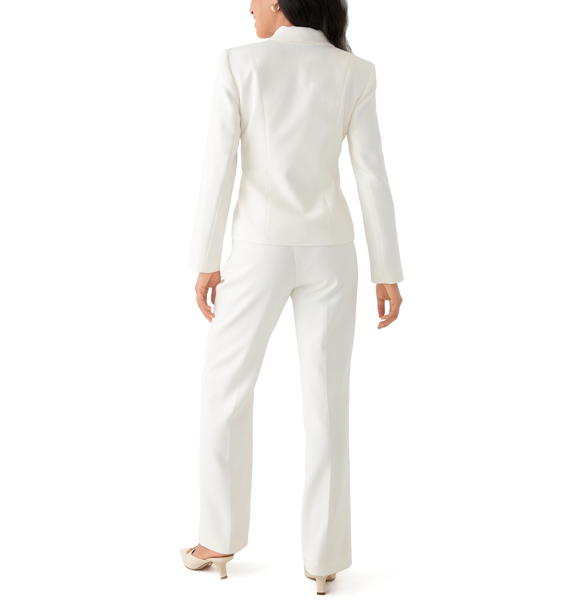 Two-Button Shawl Collar Jacket Pant Suit