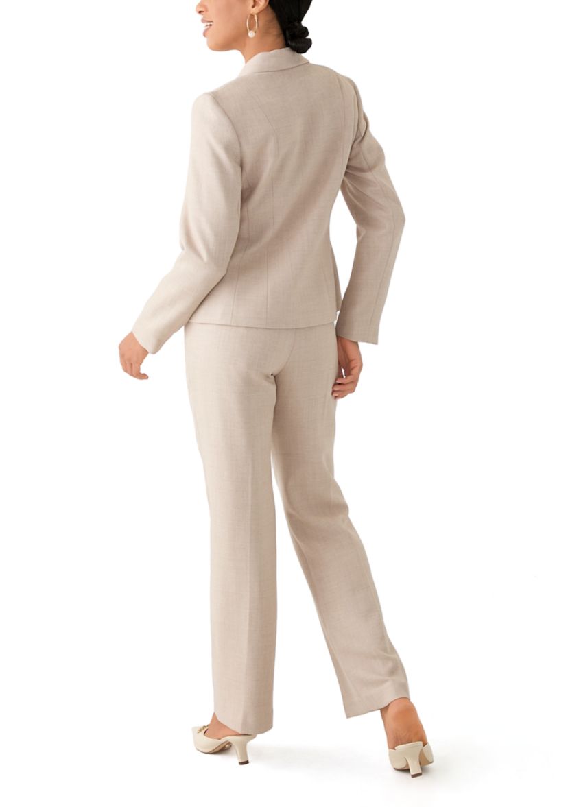 Two-Button Shawl Collar Jacket Pant Suit