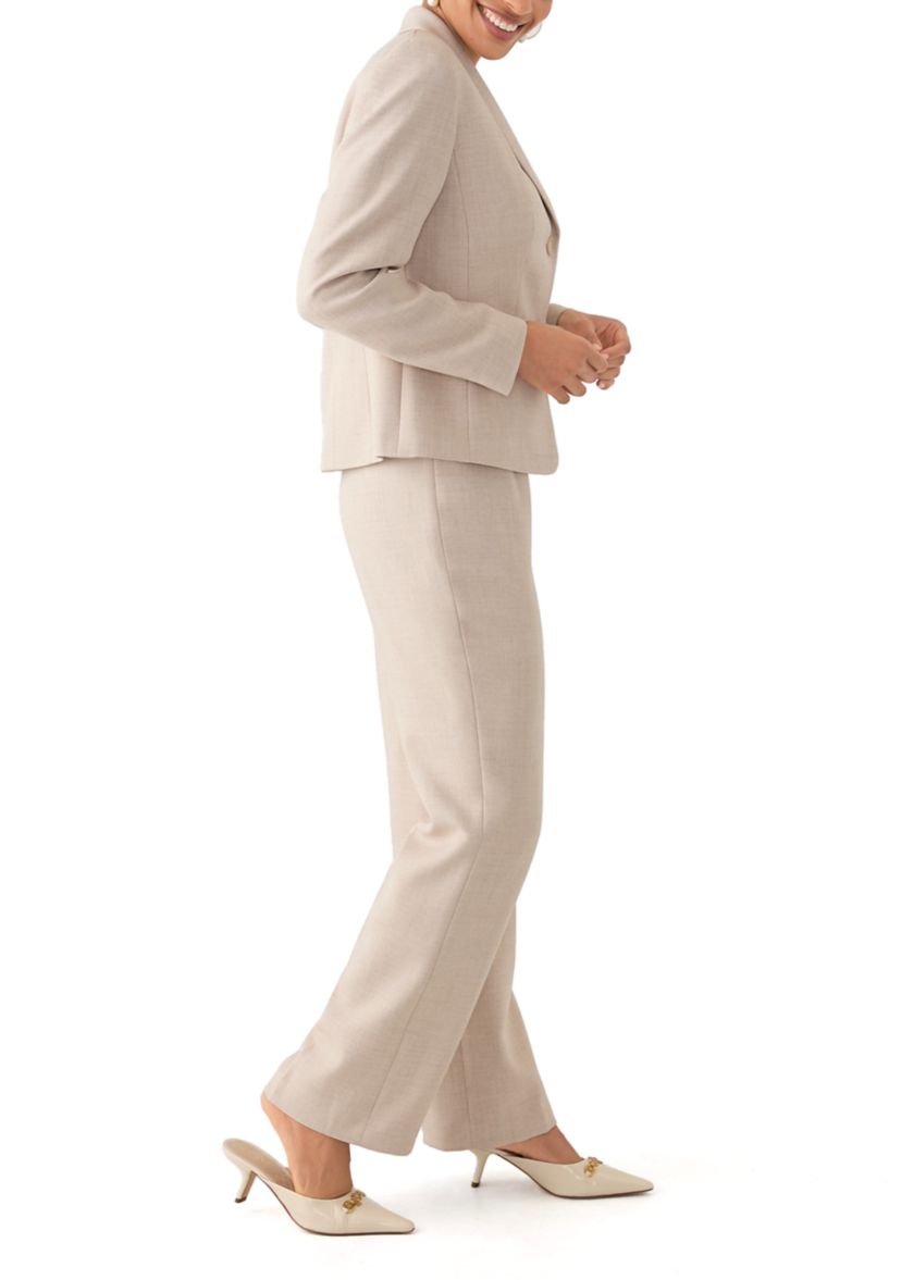 Two-Button Shawl Collar Jacket Pant Suit