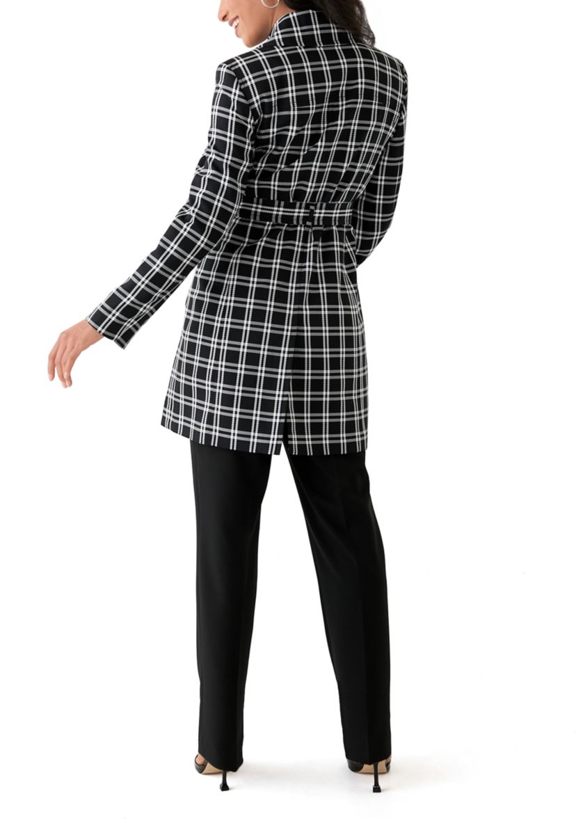 Trench Coat Suit Set