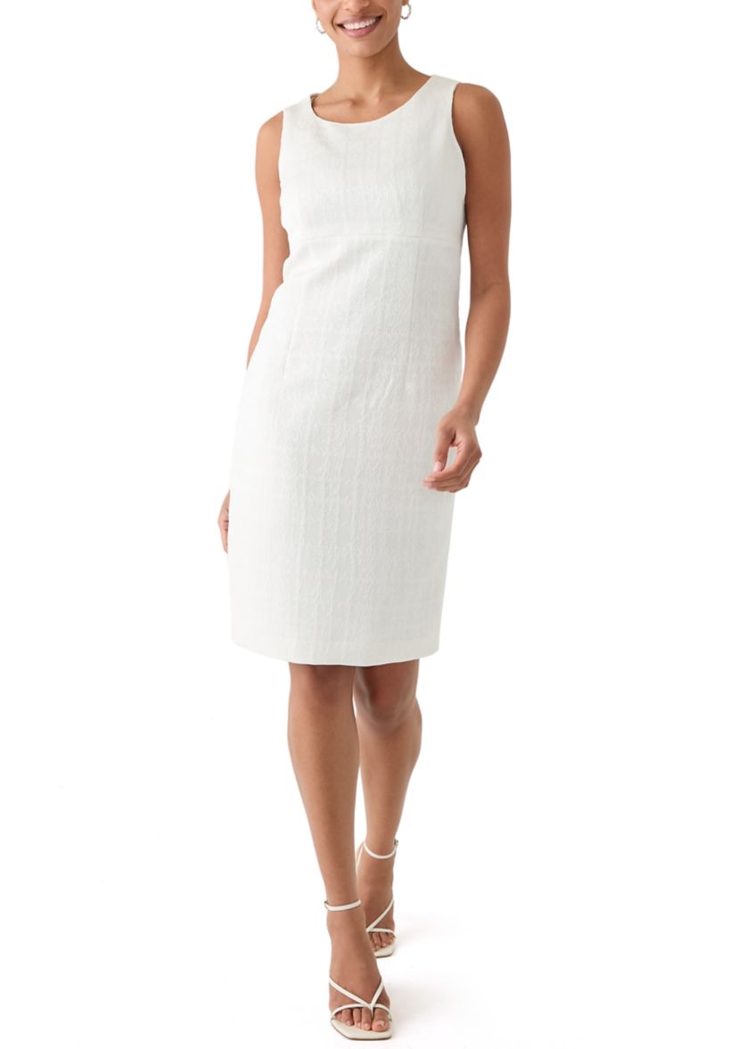Collarless Topper & Empire Seam Dress