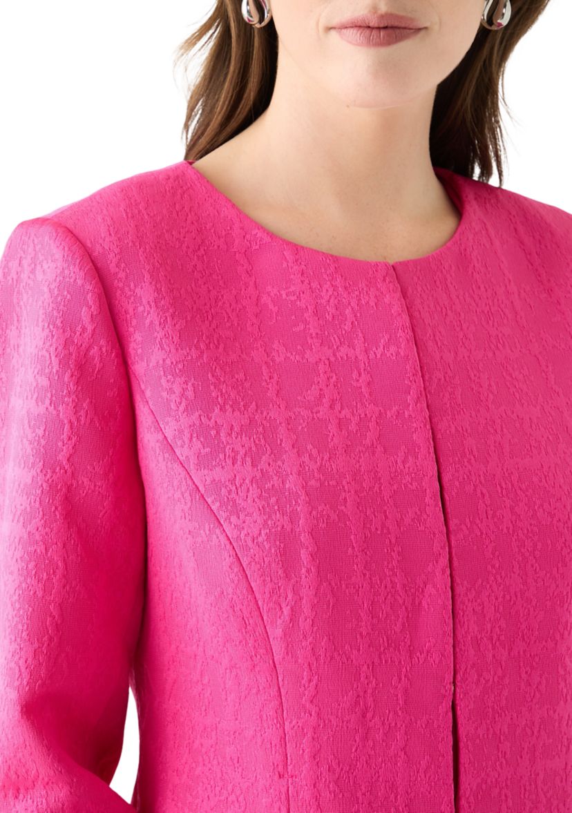 Collarless Topper & Empire Seam Dress