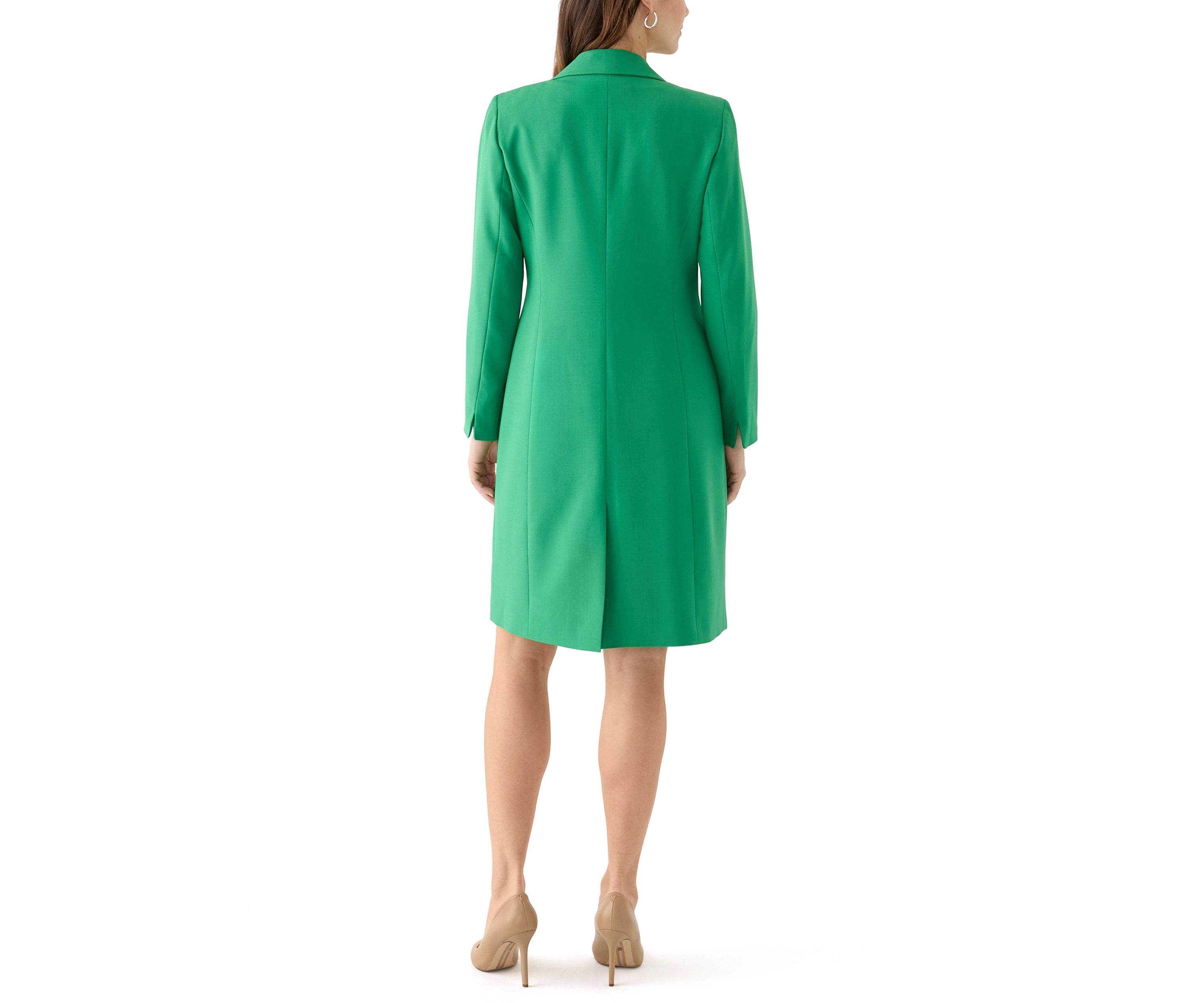 LONG COAT & BASIC SHEATH DRESS