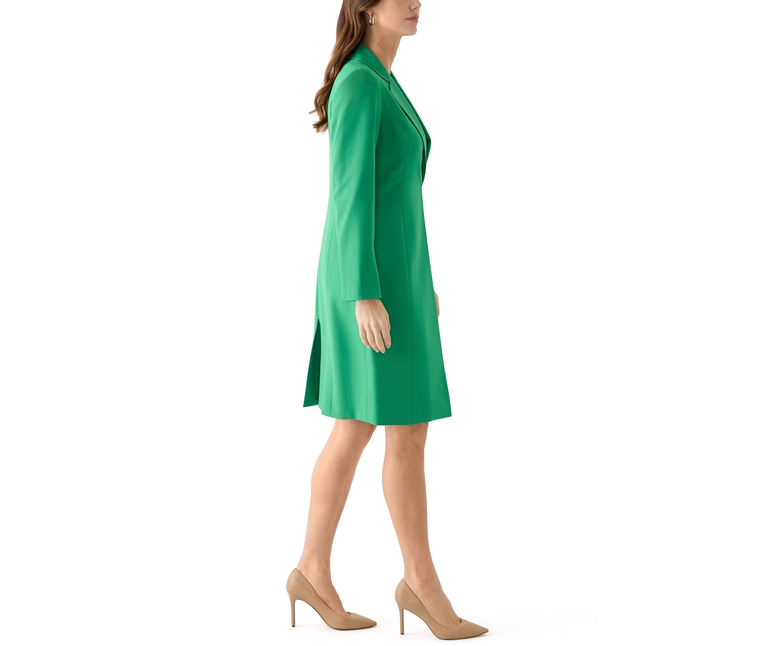 LONG COAT & BASIC SHEATH DRESS