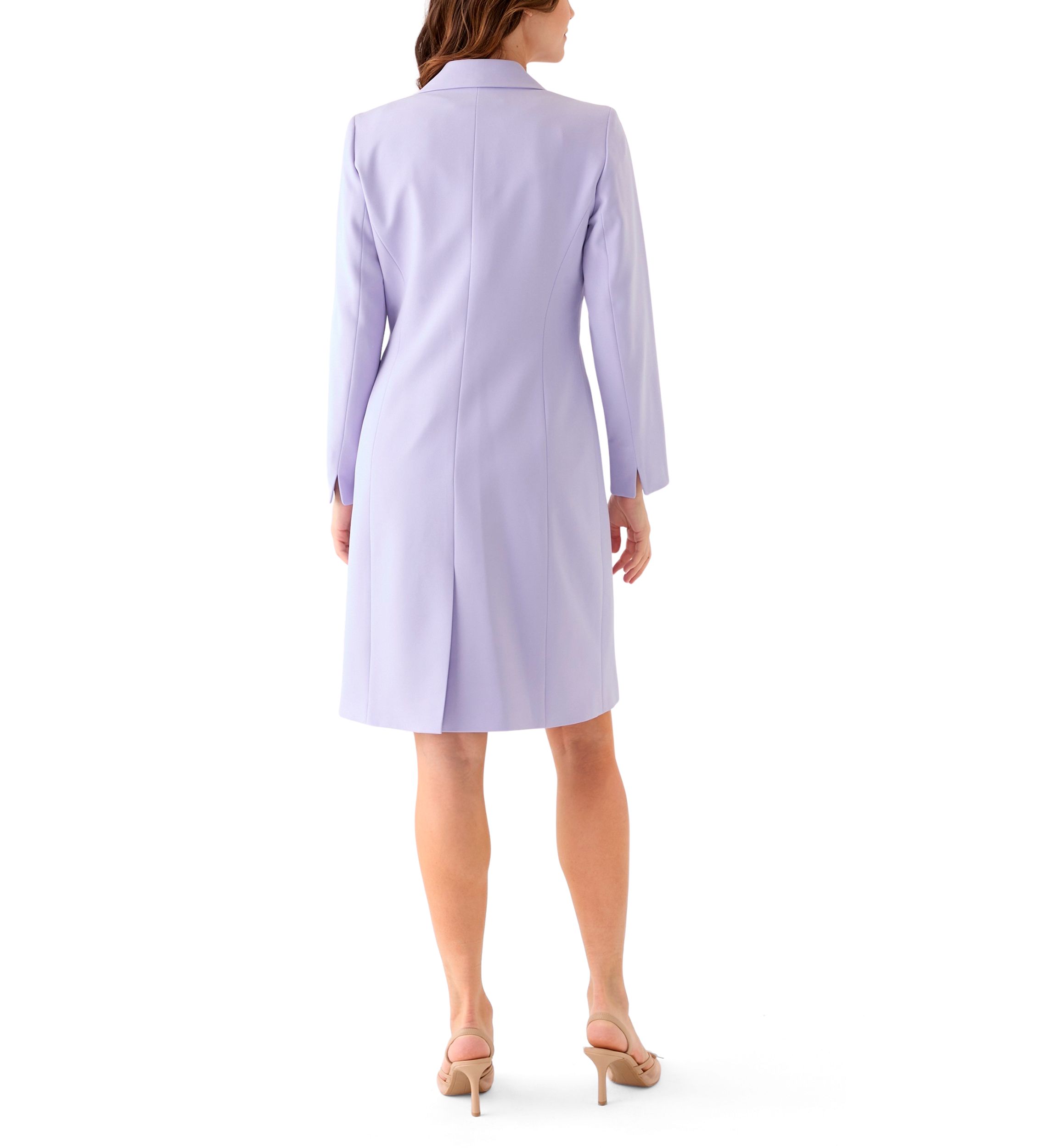 LONG COAT & BASIC SHEATH DRESS