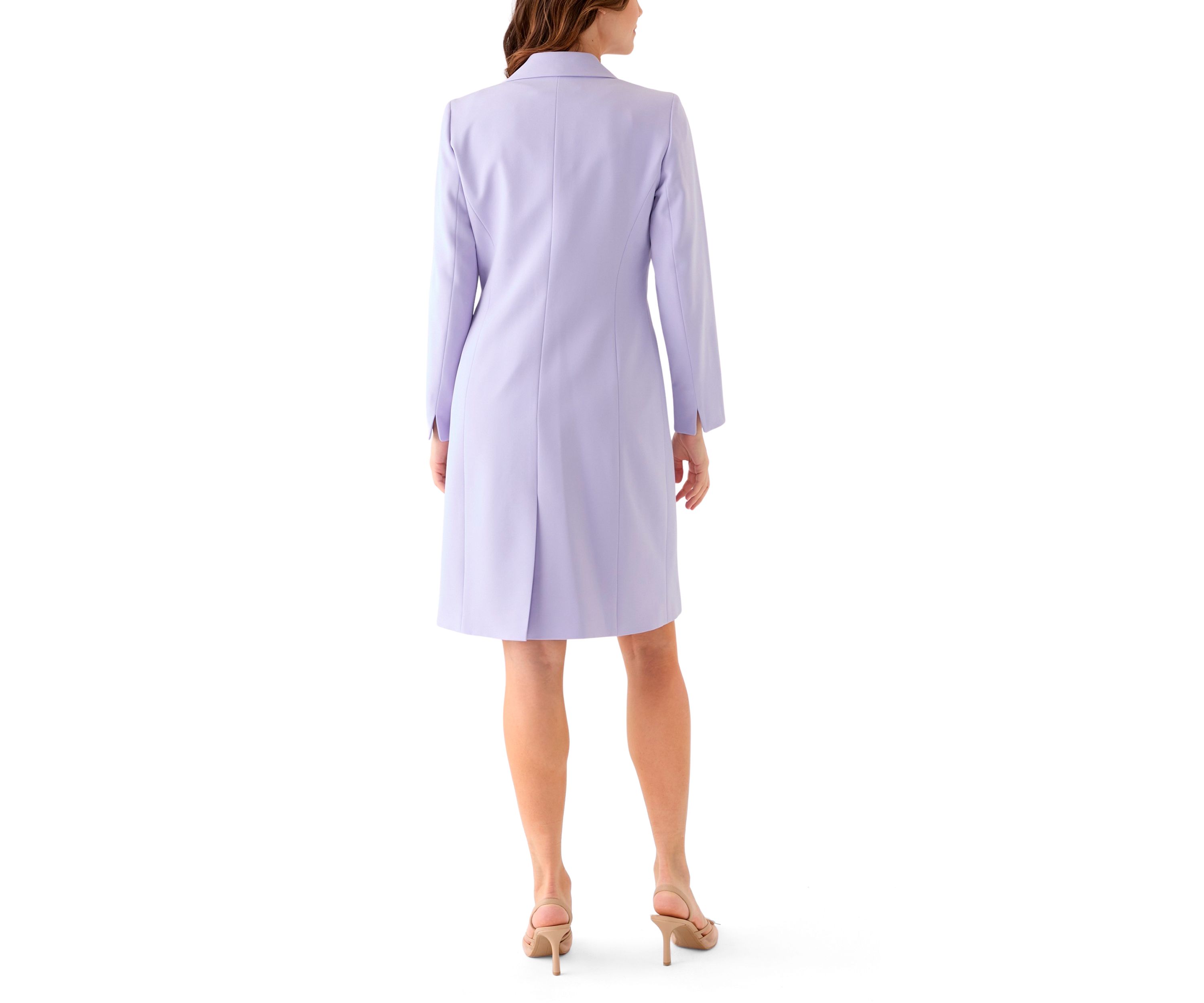 LONG COAT & BASIC SHEATH DRESS