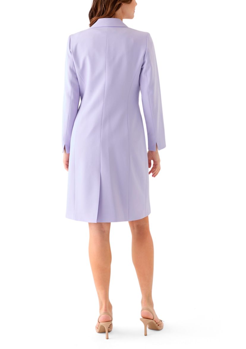 LONG COAT & BASIC SHEATH DRESS