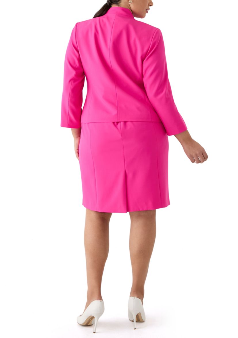 Cutout Kissing Jacket & Sheath Dress Suit