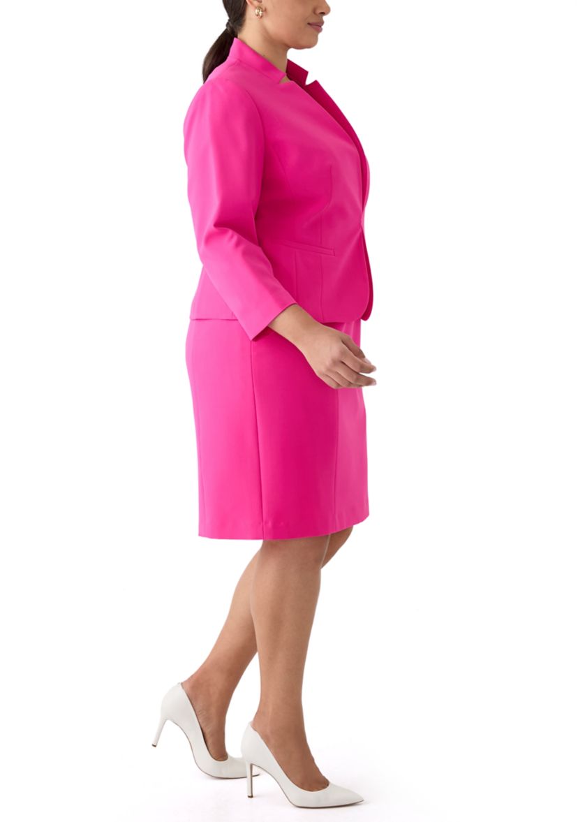 Cutout Kissing Jacket & Sheath Dress Suit