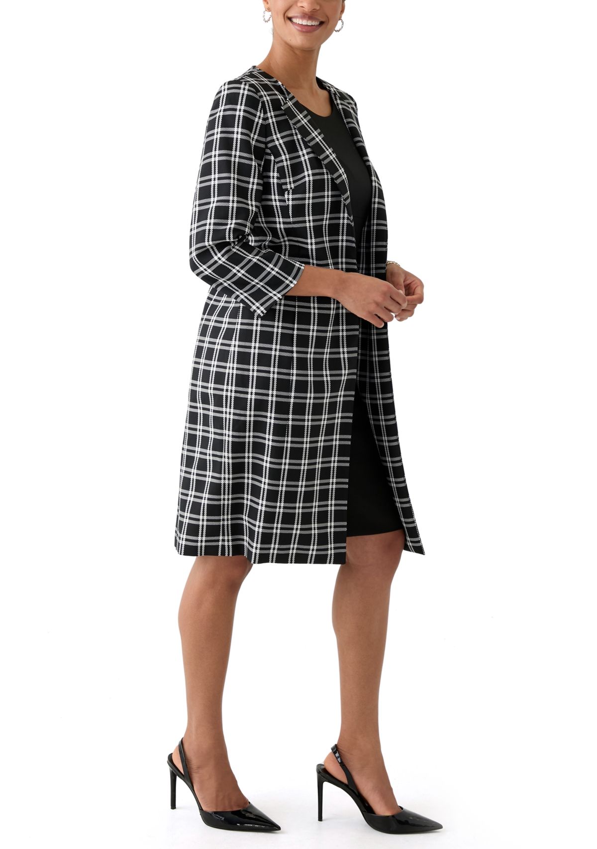 3/4 Sleeve Topper & Empire Waist Dress