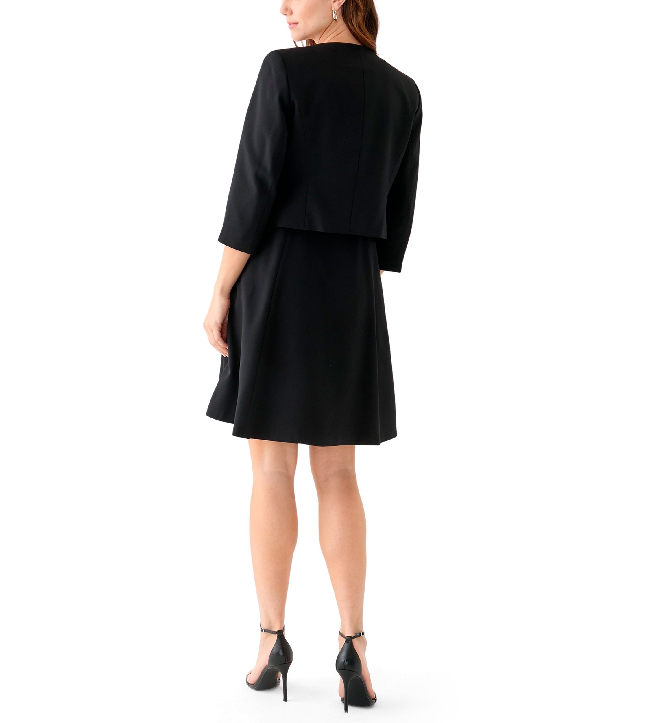 SCOOP NK BOLERO & FLARE DRESS