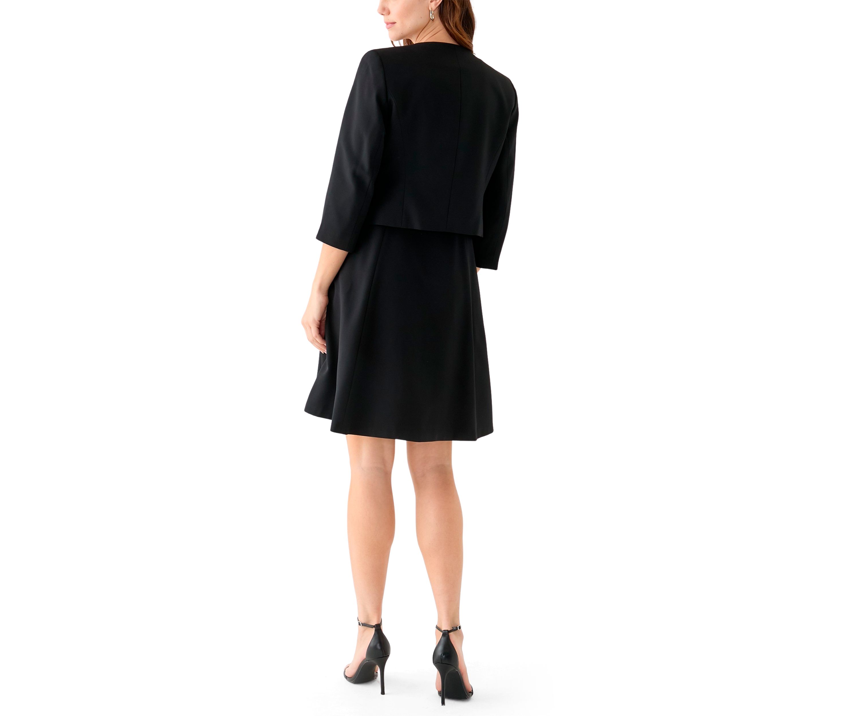 SCOOP NK BOLERO & FLARE DRESS