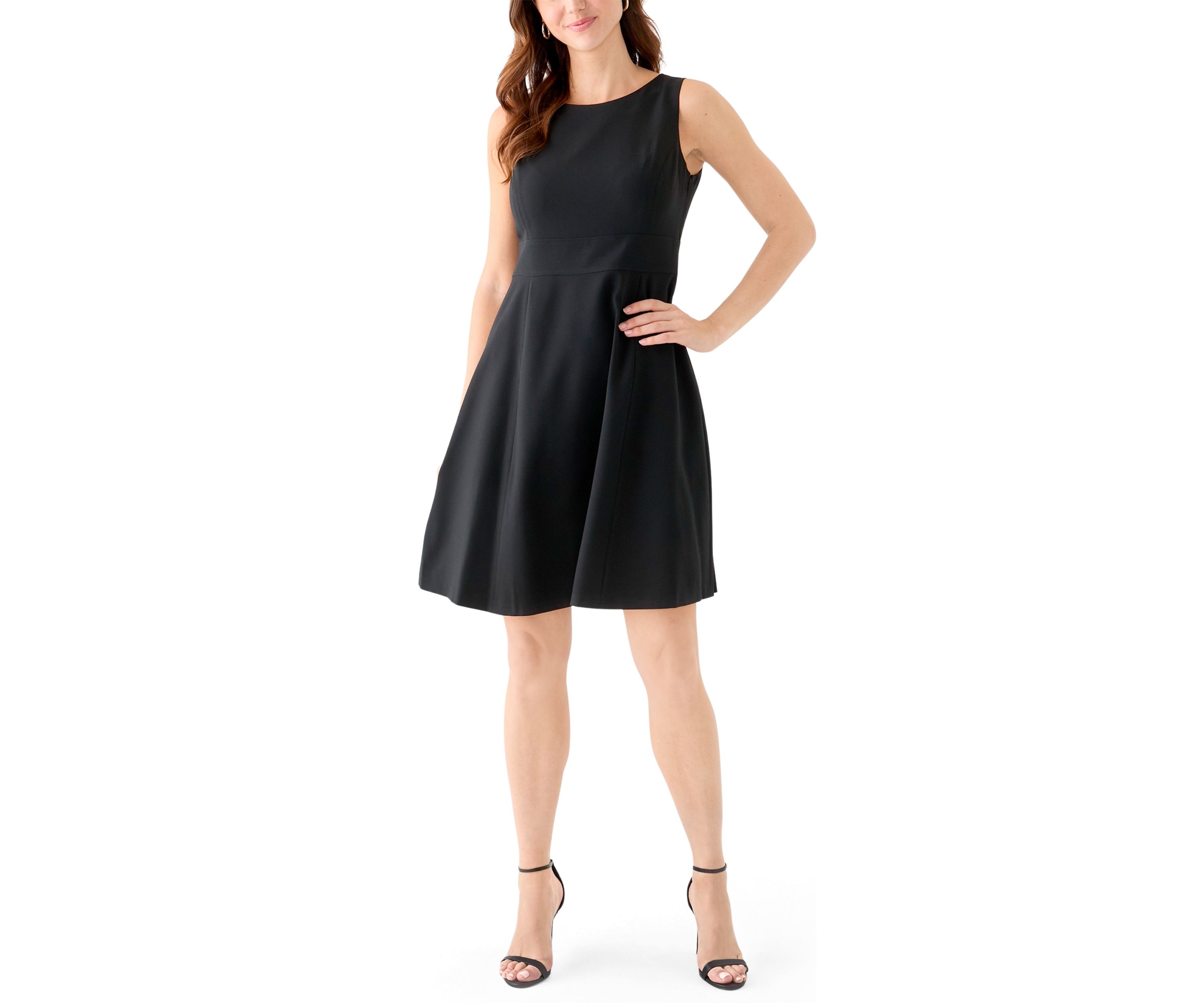 SCOOP NK BOLERO & FLARE DRESS