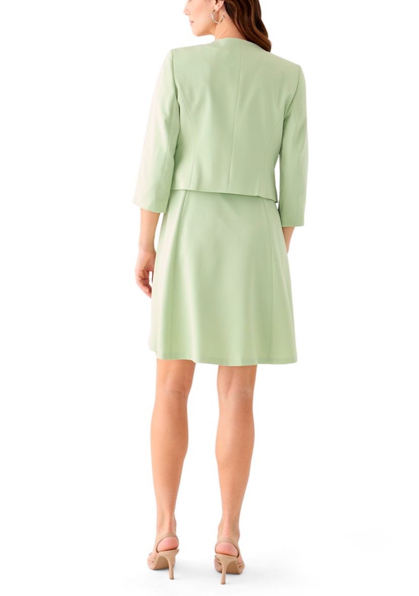 SCOOP NK BOLERO & FLARE DRESS