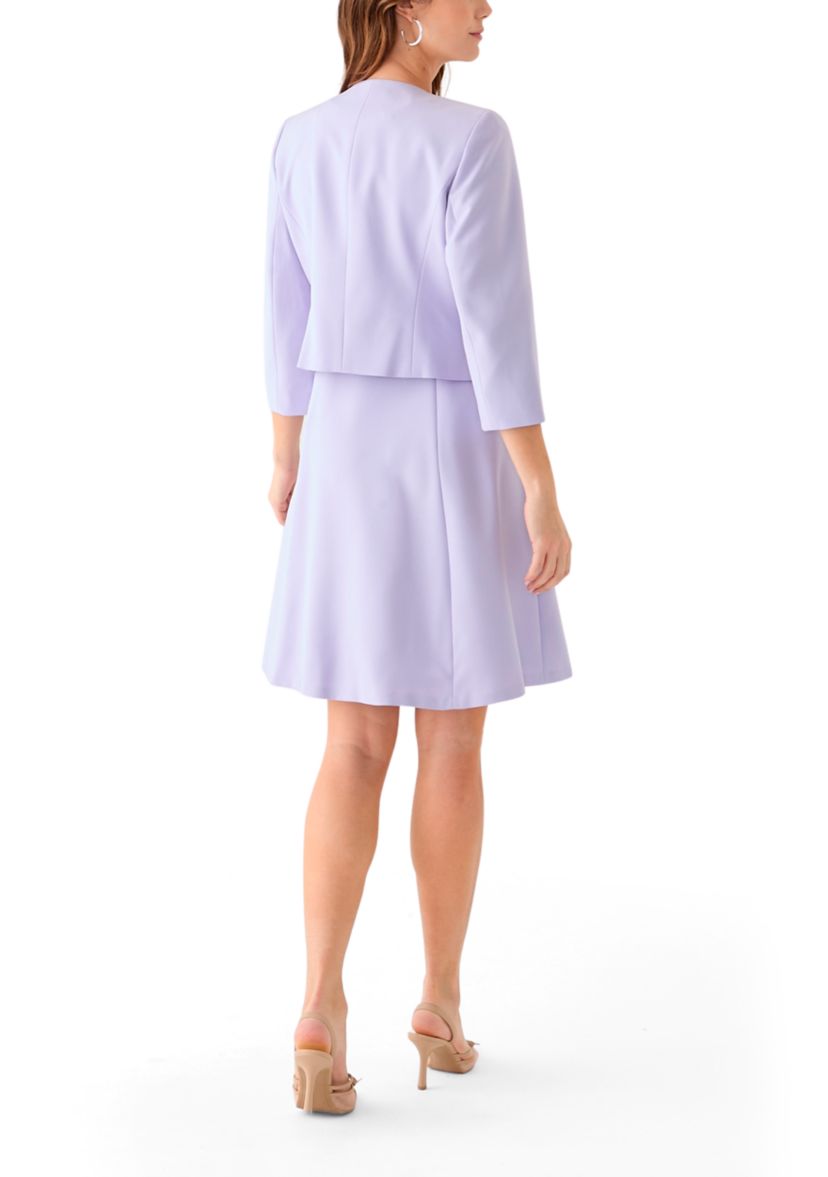 SCOOP NK BOLERO & FLARE DRESS