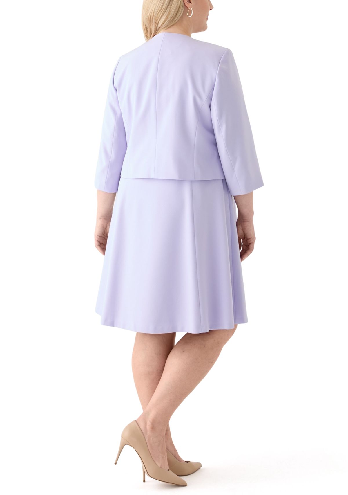 SCOOP NK BOLERO & FLARE DRESS