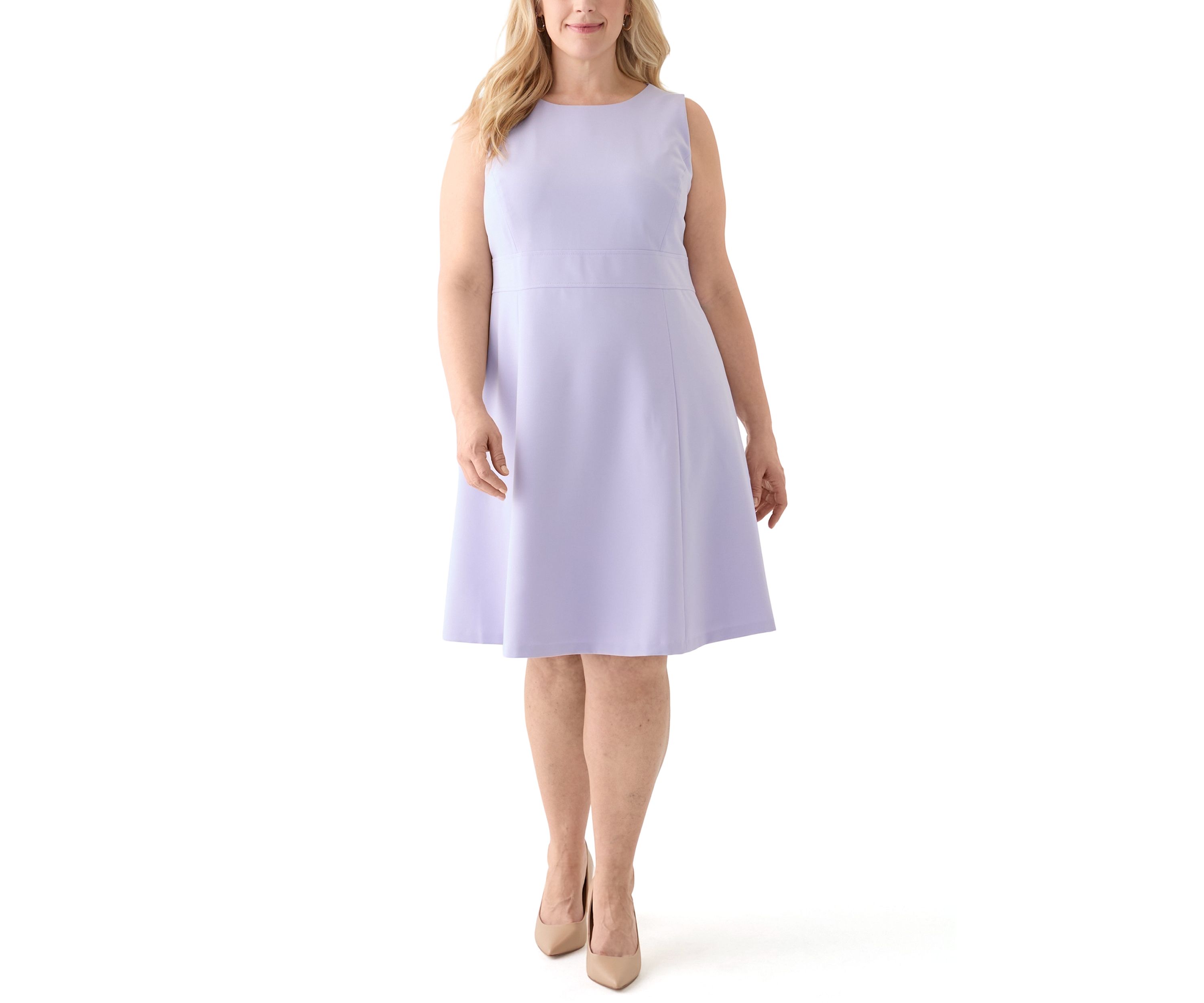 SCOOP NK BOLERO & FLARE DRESS