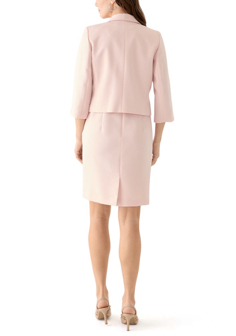 CROPPED JCKT & EMPIRE SEAMED DRESS