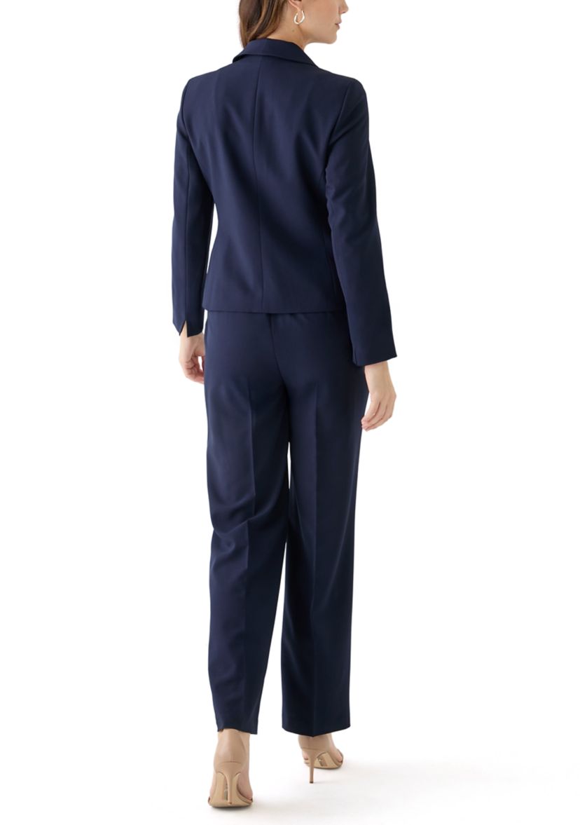 1 BTTN SHAWL COLLAR JCKT & PULL ON PNT