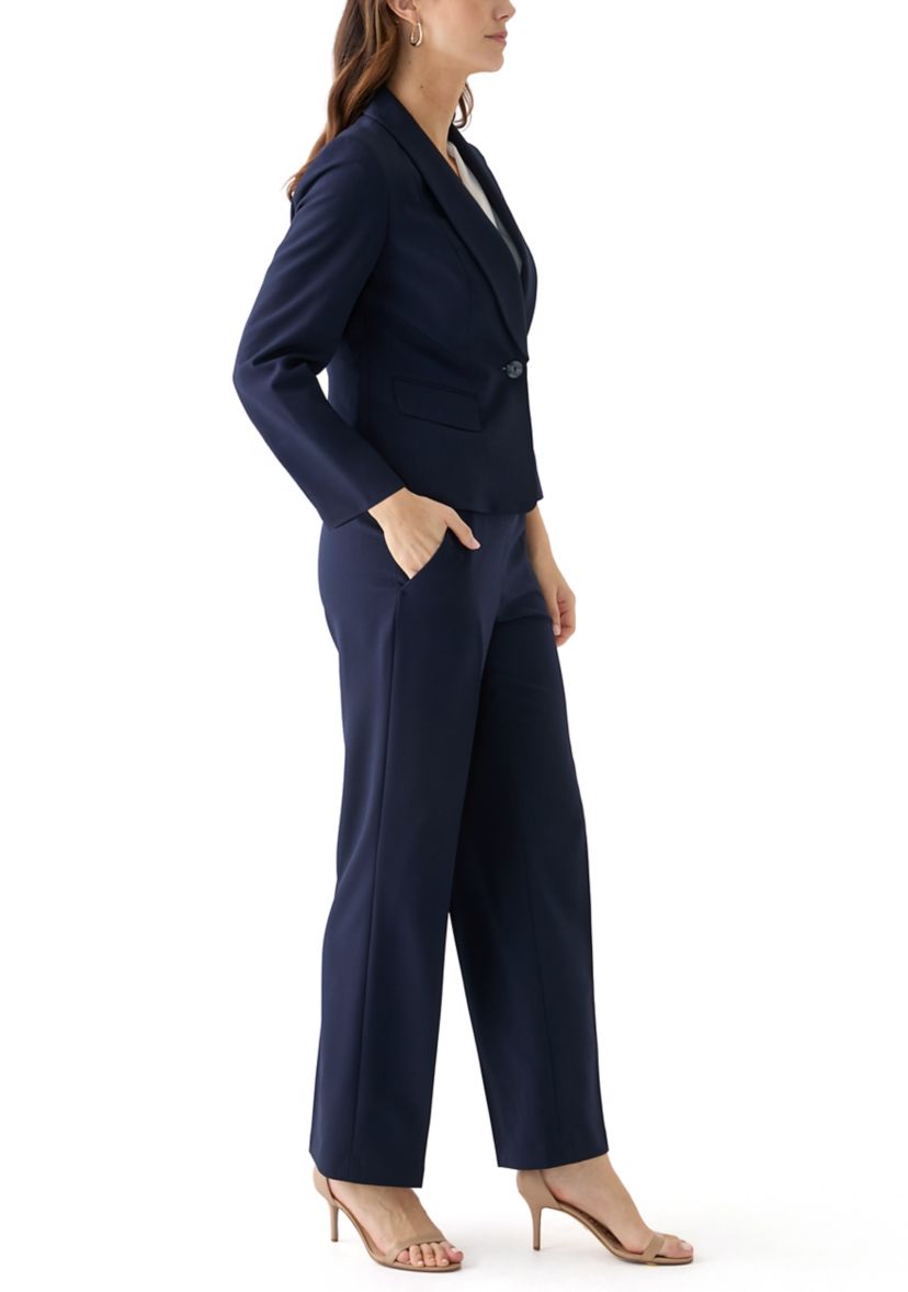 1 BTTN SHAWL COLLAR JCKT & PULL ON PNT