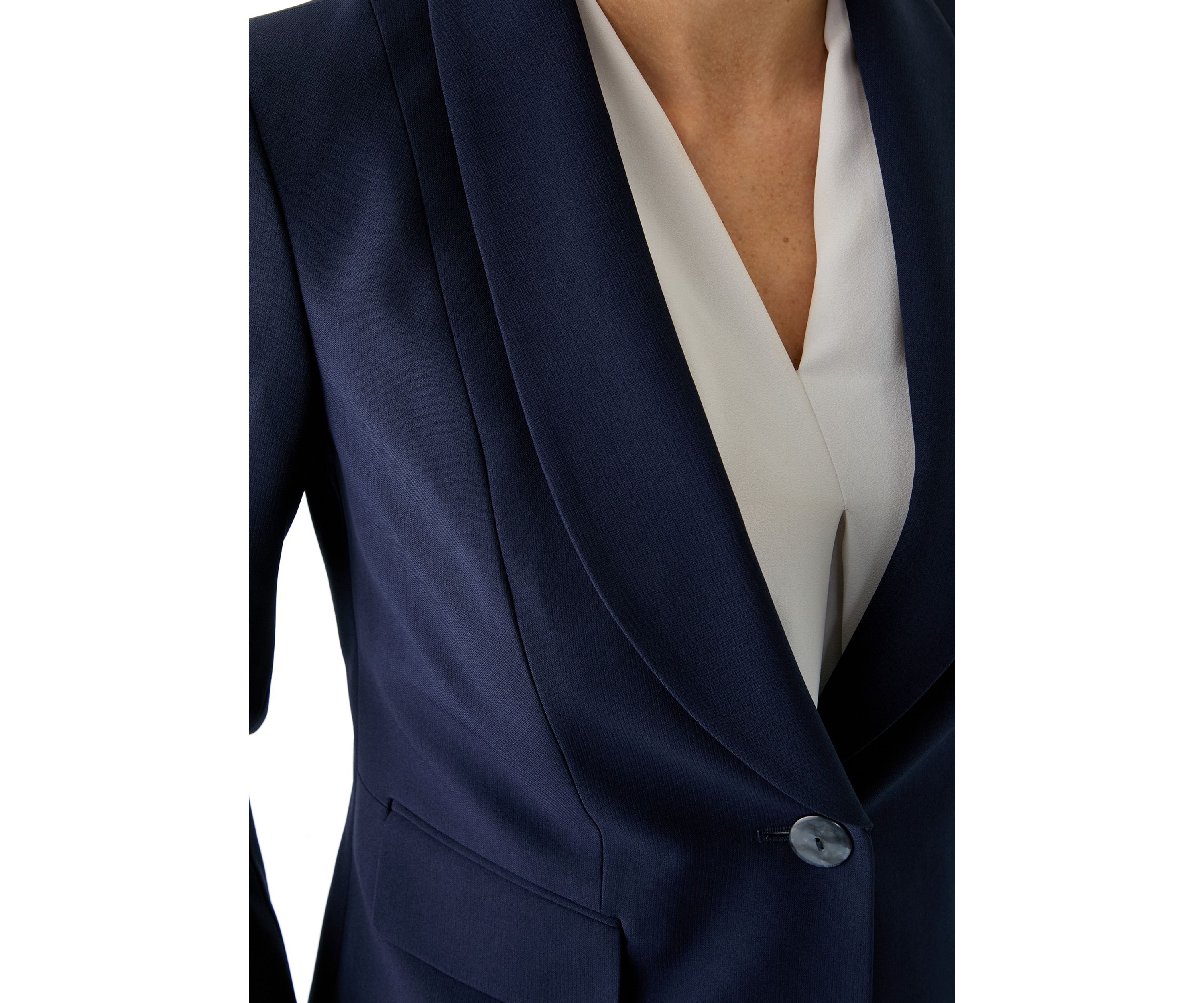 1 BTTN SHAWL COLLAR JCKT & PULL ON PNT