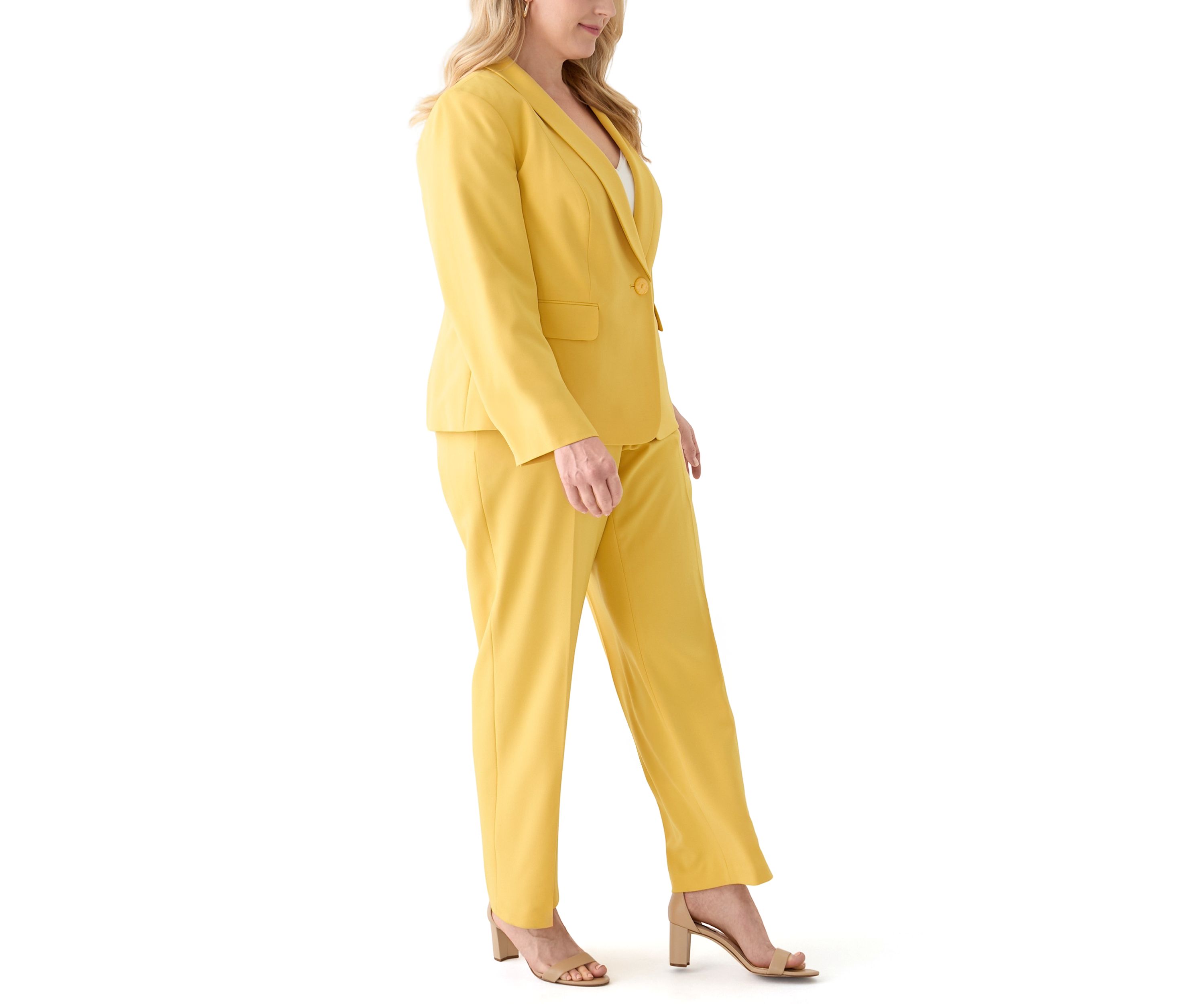 1 BTTN SHAWL COLLAR JCKT & PULL ON PNT