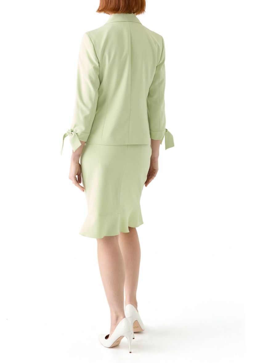 3 BTTN JCKT W/TIE SLEEVES & SKIRT