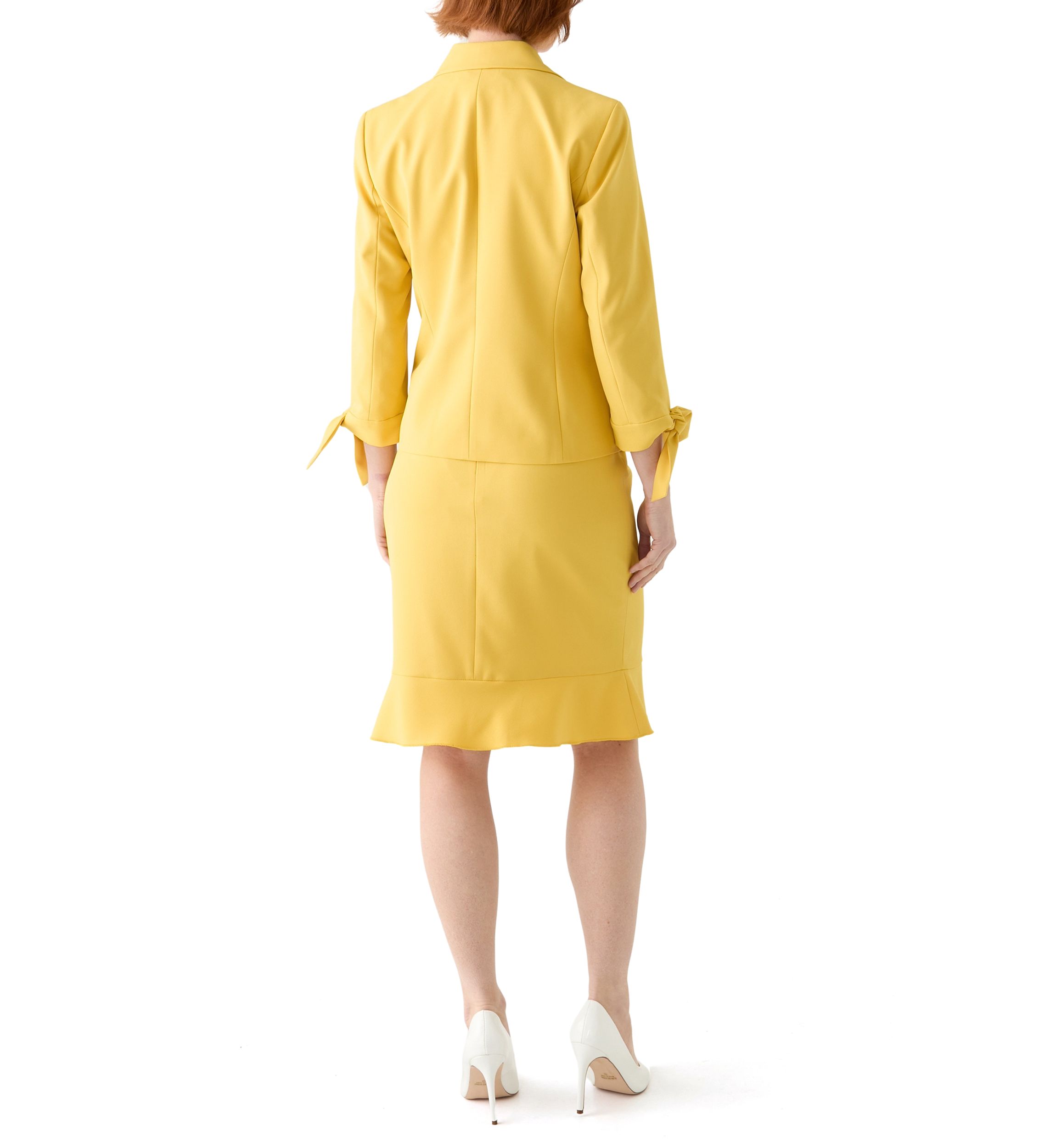 3 BTTN JCKT W/TIE SLEEVES & SKIRT