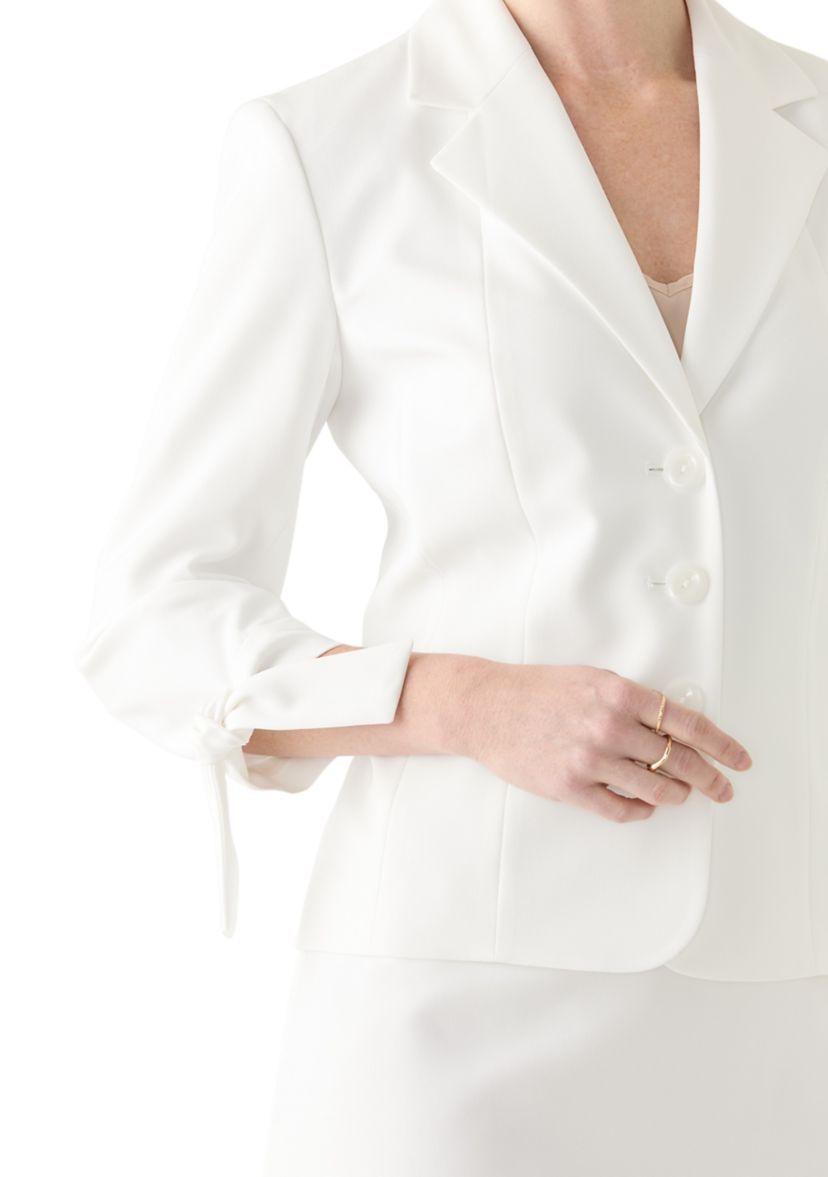 3 BTTN JCKT W/TIE SLEEVES & SKIRT