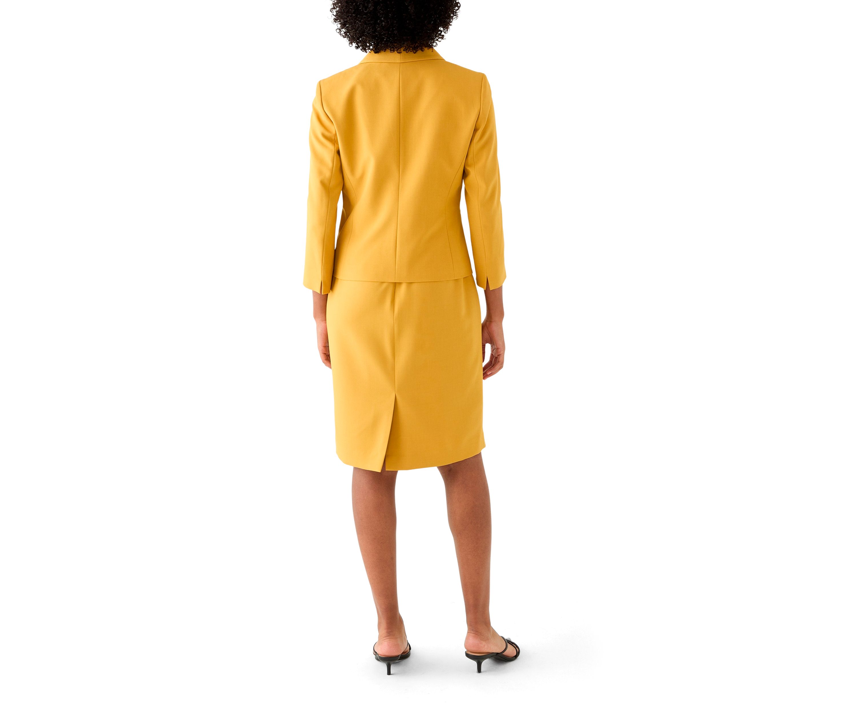 Shawl Collar Jacket & Basic Sheath Dress