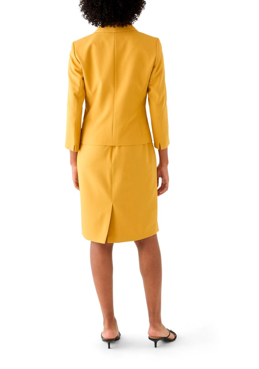 Shawl Collar Jacket & Basic Sheath Dress